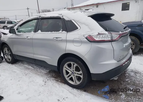 2018 Ford Edge Titanium z USA, uszkodzony, nr VIN 2FMPK4K82JBB87711